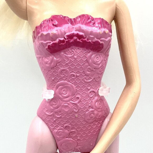 2013 Mattel Barbie Ballerina Doll: Pink Bodice And Shoes, Blonde Hair, Blue Eyes - Picture 3 of 10
